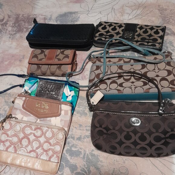 Coach Wristlets - Wallets and Coin Purse - 8 items total - Picture 1 of 3